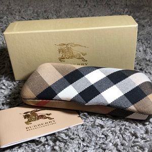 Burberry glasses case